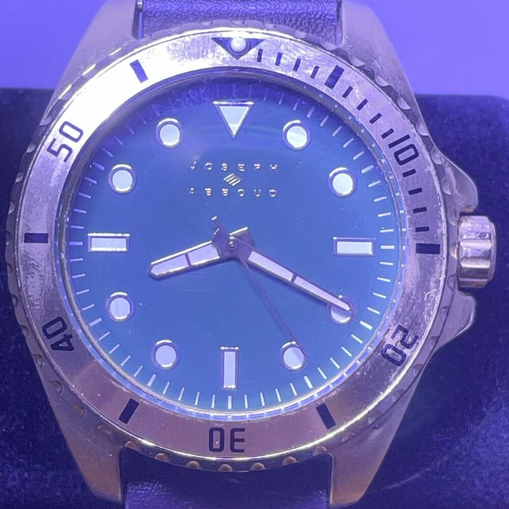 Joseph Abboud Green and Gold Colored Men's Watch